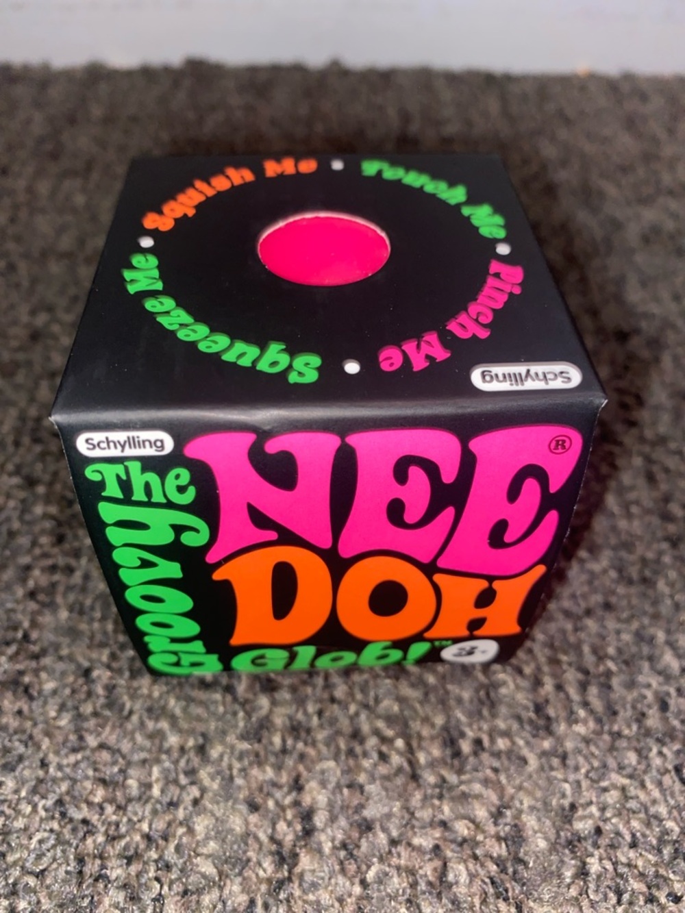 Schylling NeeDoh The Groovy Glob Pink  NEW